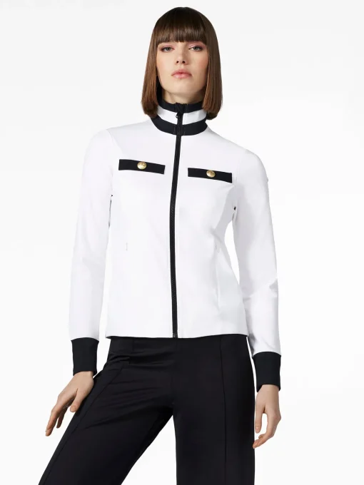Goldbergh RENÉE Full Zip Cardigan white Discount