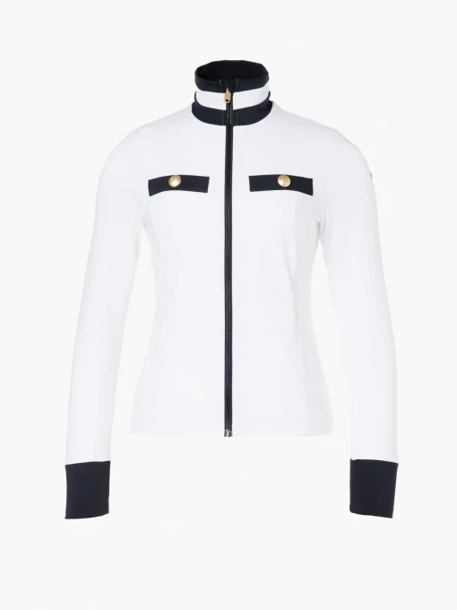 Goldbergh RENÉE Full Zip Cardigan white Discount