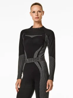 Goldbergh Slick Baselayer Long Sleeve Black Hot
