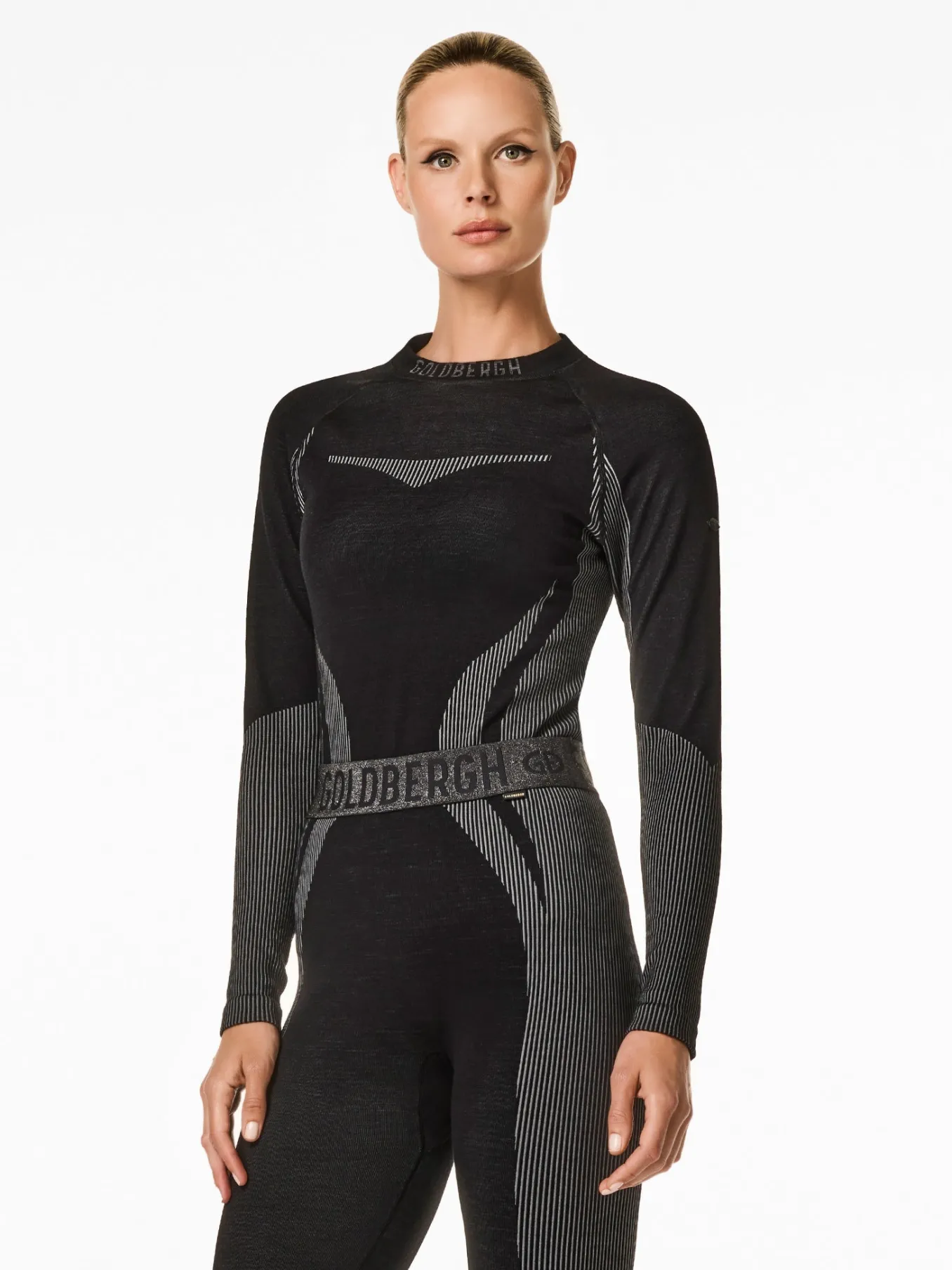 Goldbergh Slick Baselayer Long Sleeve Black Hot