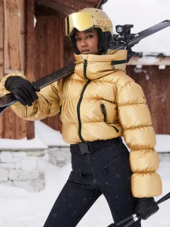 Goldbergh SNOWBALL Ski Suit Gold New