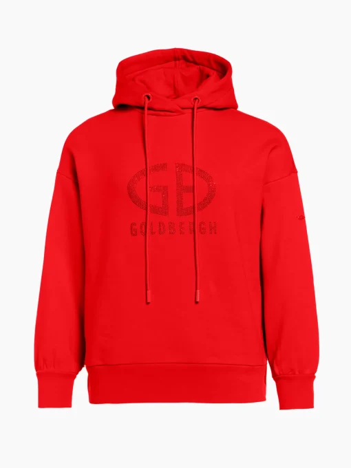 Goldbergh SPARKLING Hooded Sweater flame Hot