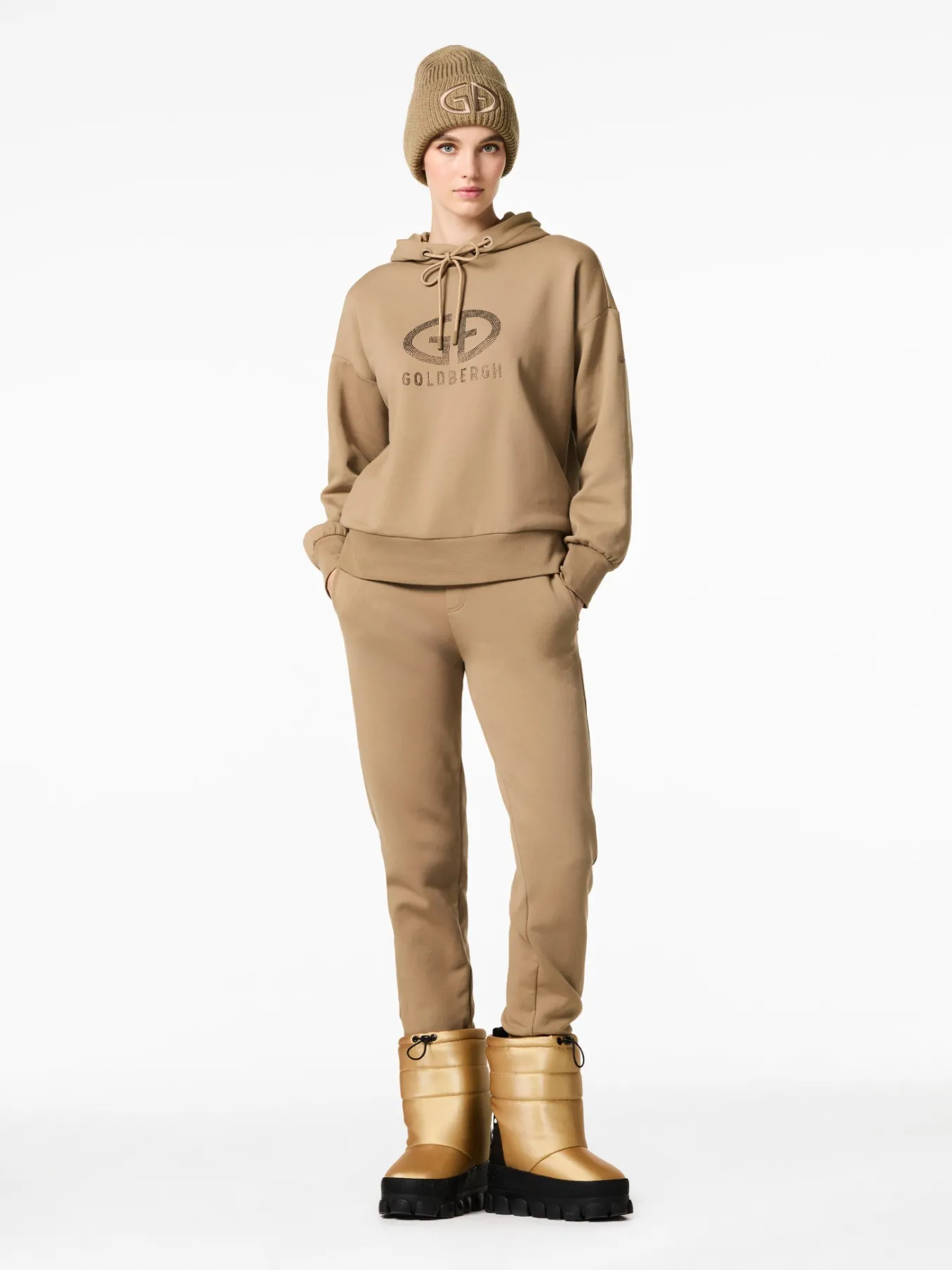 Goldbergh SPARKLING Hooded Sweater marmottes Hot