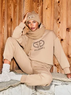 Goldbergh SPARKLING Hooded Sweater marmottes Hot