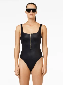 Goldbergh SURFSIDE Bathing Suit Zipper black Online