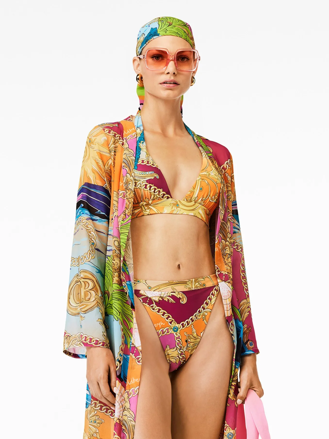 Goldbergh TAN Bikini Top miami magic