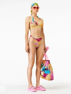 Goldbergh TAN Bikini Top miami magic