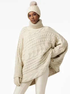 Goldbergh TWIST Oversize Knit Sweater champagne