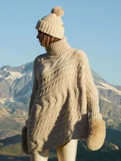 Goldbergh TWIST Oversize Knit Sweater champagne