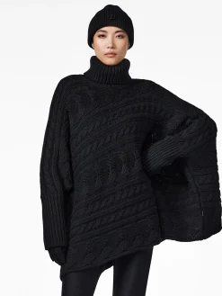 Goldbergh TWIST Oversize Knit Sweater black Clearance
